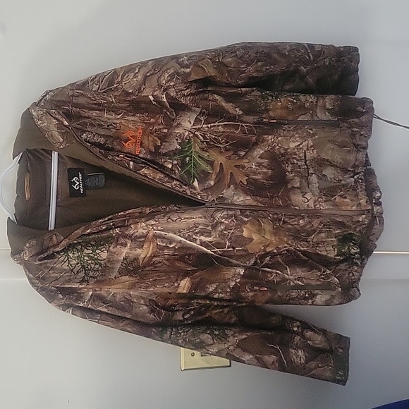 Realtree mens edge padding jacket size large body lining sleeve hood lining - Picture 2 of 10
